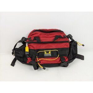 MountainSmith Fanny Pack Bag Waist Bag Red Black Yellow Hiking Trail Running